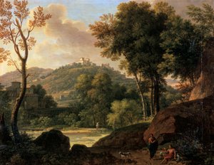 El campo alrededor de Florencia, Italia, finales del siglo XVIII principios del siglo XIX de Francois Xavier Fabre