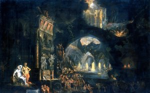 El inframundo, c. 1613-c. 1644 de Francois de Nome
