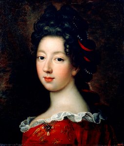 Louise Francoise de Bourbon, Mademoiselle de Nantes (1673-1743) - Troy, Francois, de (1645-1730) - ca 1690 - Oil on canvas - 47,5x40,5 - Museu Nacional d