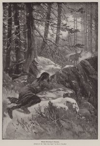 Caza de alces en Canadá de Frank (after) Feller