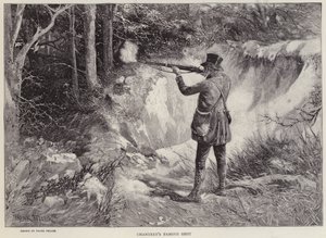 Sir Francis Chantrey matando dos becadas de un tiro mientras cazaba en Holkham Hall, Norfolk