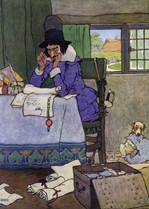Ilustración para The Babes in the Wood de Frank Adams
