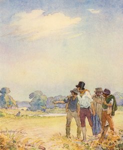 Ilustración para The Scholar-Gipsy de Matthew Arnold (litografia en color)
