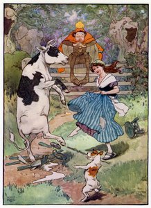 Ilustración para La historia de Tom el hijo del flautista de Frank Adams