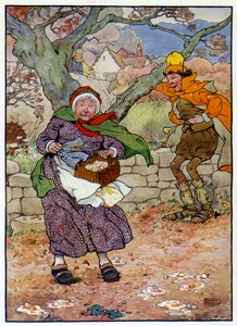 Ilustración para La Historia de Tom El Hijo del Flautista de Frank Adams