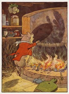 Ilustración para Los Tres Cerditos