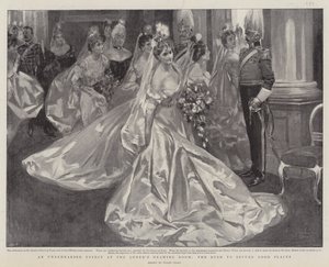 Un efecto no ensayado en el Salón de la Reina, la prisa por asegurar buenos lugares de Frank Craig