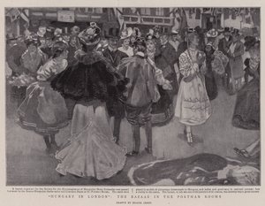 Hungría en Londres, el bazar en las habitaciones de Portman de Frank Craig