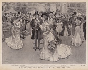 En ayuda del Hospital Charing Cross, el bazar en el Albert Hall