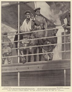 El regreso a casa de Lord Roberts, en la cubierta del SS Canada