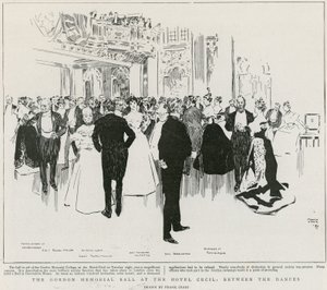 El Baile Memorial Gordon en el Hotel Cecil, entre los bailes de Frank Craig