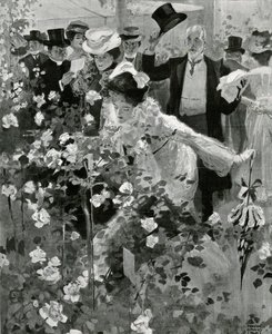 Exposición de la Real Sociedad de Horticultura en los Jardines del Templo de Frank Craig