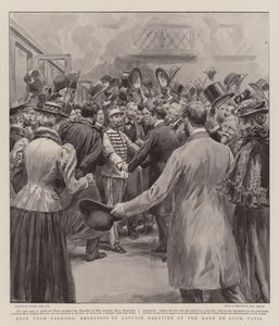 De Vuelta de Fashoda, Recepción del Capitán Baratier en la Gare de Lyon, París