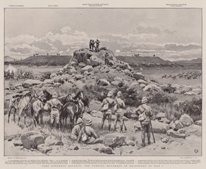 El avance de Lord Roberts, el movimiento de flanqueo en Brandfort el 3 de mayo de Frank Dadd