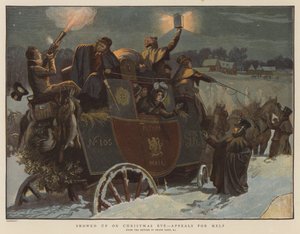 Atrapados en la nieve en Nochebuena, apelaciones de ayuda