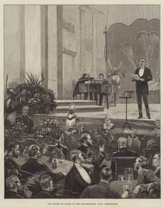 El Príncipe de Gales en el Club de Minnesingers, Portsmouth
