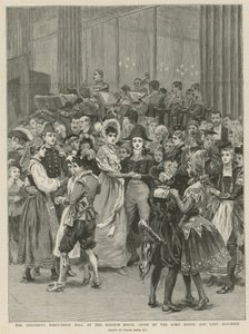 El baile de disfraces infantiles en la Mansion House de Frank Dadd