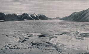 Un Valle de Glaciar de Salida Completamente Lleno de Hielo, c1911, 1913 de Frank Debenham