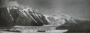 Monte Inglaterra y el nuevo glaciar, c1911, 1913 de Frank Debenham