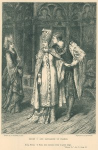 Ilustración para el Rey Enrique V de Shakespeare