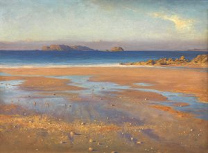En la costa de Bretaña de Frank Dicksee