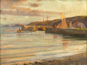 En la Costa Norte de Devon de Frank Dicksee