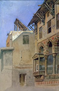 Casa de Memlook Radnau Bey, El Cairo, 1870 de Frank Dillon