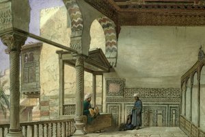Logia de la Casa de Memlook Radnau Bey, El Cairo de Frank Dillon