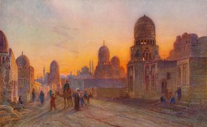 Las Tumbas de los Califas, El Cairo, c1850-1906, 1906 de Frank Dillon