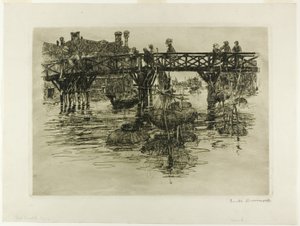 Barrio de pescadores, Venecia de Frank Duveneck