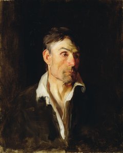Retrato de un Hombre (Richard Creifelds), c.1876 de Frank Duveneck