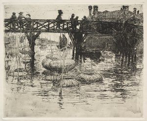 San Pietro en Castello, Venecia, 1883 de Frank Duveneck