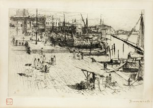 La Riva, mirando hacia el Palacio Ducal de Frank Duveneck
