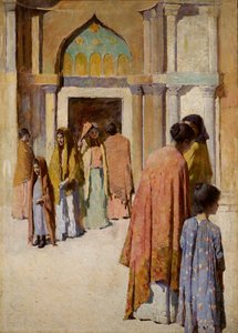 Mujeres cerca de las escaleras no. I de Frank Edwin Scott