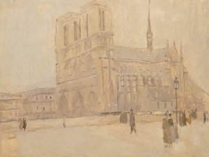 Notre Dame en invierno de Frank Edwin Scott