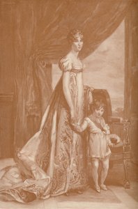 Eugénie-Hortense De Beauharnais - Esposa de Louis Bonaparte, Reina de Holanda, 1807, 1896 de Frank French