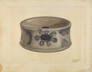 Escupidera de gres gris de Frank Fumagalli