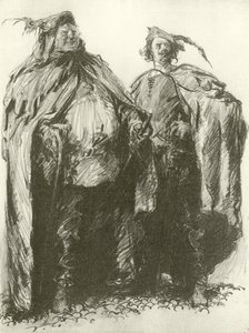 Sir John Falstaff y Pistol de Frank Gillett