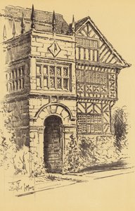 Hall-i-th-Wood, Bolton-le-Moors (litografía)