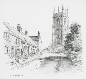 Old Bowdon (litografía) de Frank Greenwood