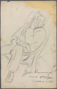 Boceto de John Kavanaugh, 1882