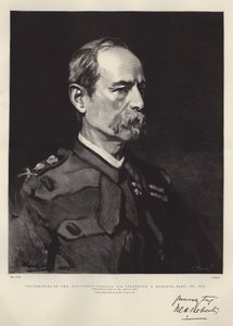 Celebridades del Día, Teniente General Sir Frederick S Roberts, Baronet, VC, GCB de Frank Holl
