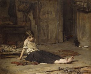 Chica junto al fuego, 1867