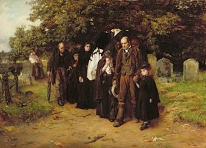 Yo soy la Resurrección y la Vida, o El Funeral del Pueblo de Frank Holl