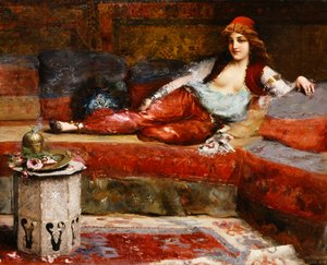 Flor Oriental, c.1890-1899 de Frank Holman