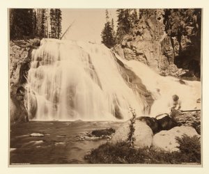 Gibbon Falls, 84 pies de Frank Jay Haynes