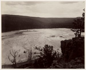 Hells Half Acre, Prismatic Springs, finales de 1880 de Frank Jay Haynes