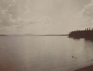 Lago Yellowstone, 1880 (foto)