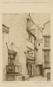Exchange Court on the Strand (grabado) de Frank Lewis Emanuel