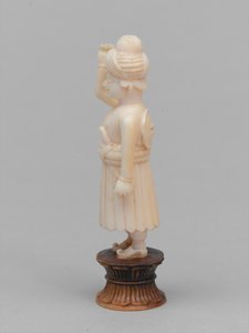 Peón negro, pieza de ajedrez, India, circa 1820 de Frank Mason Good